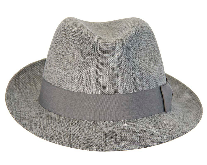 Grey mens summer fedora hat - Hats From OZ