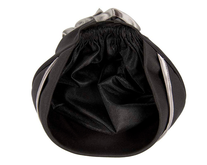 Black & silver turban muslim headscarf - Hats From OZ