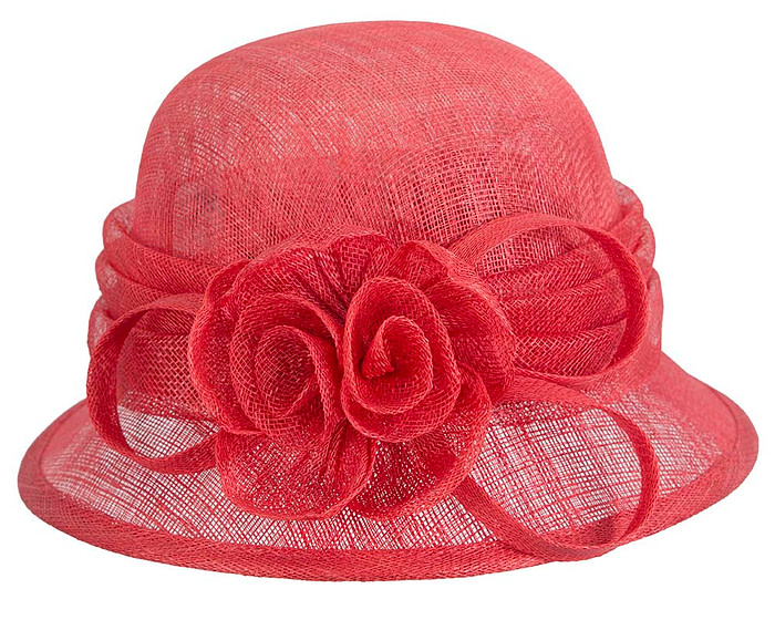 Red Ladies Cloche Racing Hat by Max Alexander - Hats From OZ