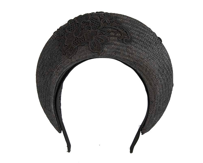 Exclusive black headband by Cupids Millinery - Hats From OZ