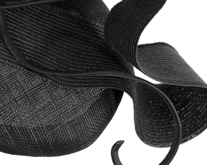 Black designers racing fascinator by Fillies Collection S233 - Hats From OZ