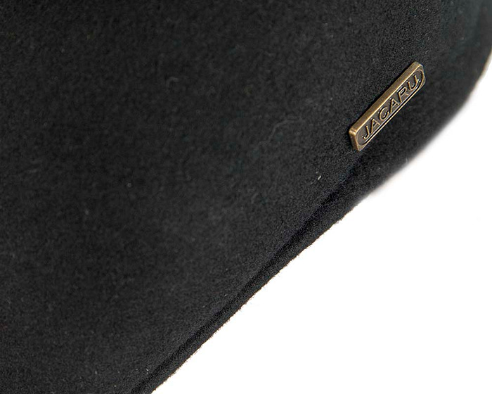 Black Australian Felt Drivers Cap by Jacaru - Hats From OZ