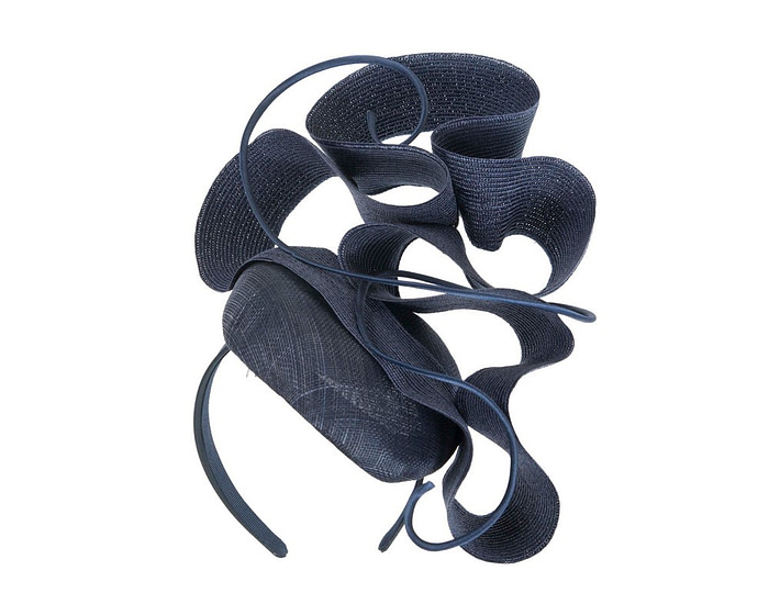 Navy designers racing fascinator by Fillies Collection S233 - Hats From OZ