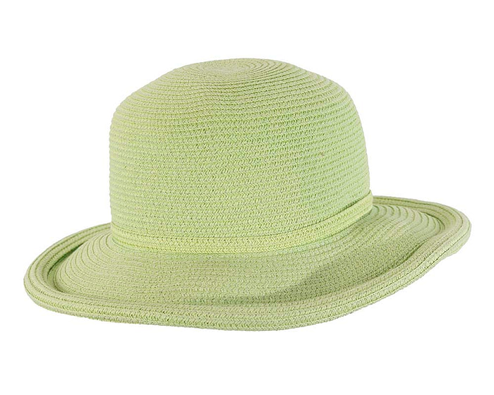 Soft green ladies summer casual beach hat - Hats From OZ