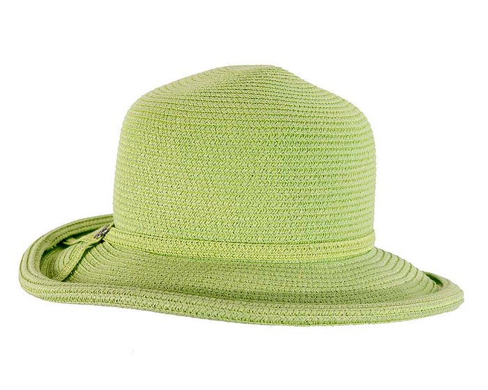 Soft green ladies summer casual beach hat - Hats From OZ