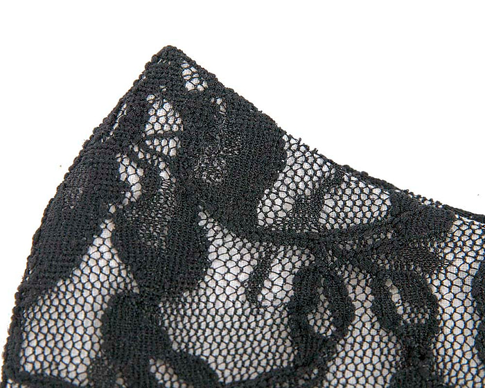 Comfortable re-usable face mask with black lace - Hats From OZ