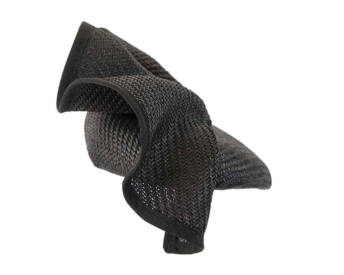 Made in Australia black pillbox racing fascinator by Fillies Collection - Hats From OZ