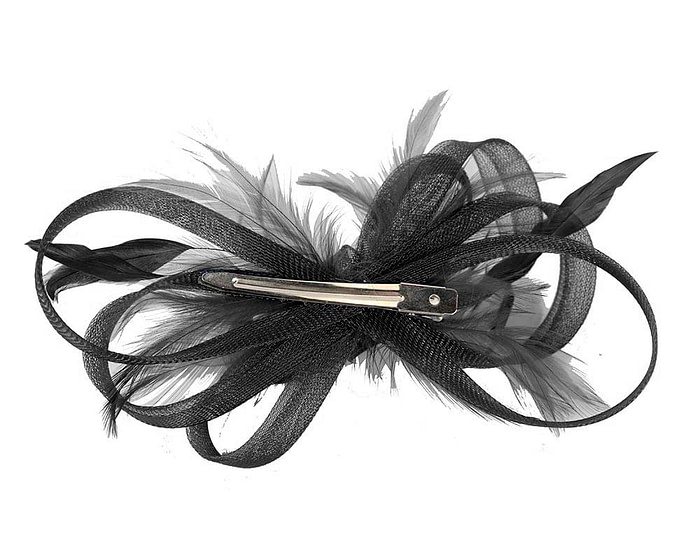 Custom made black fascinator by Cupids Millinery 4851 - Hats From OZ