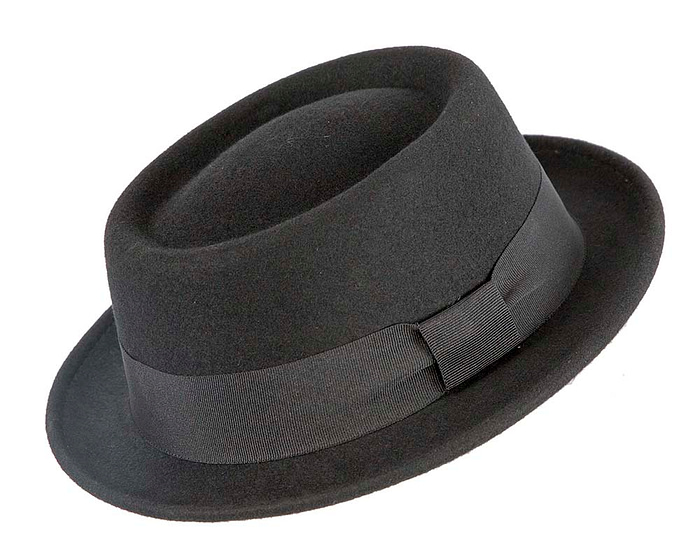 Black Porkpie Felt Hat from Breaking Bad - Hats From OZ