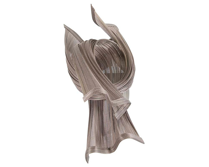 Bespoke silver jinsin racing fascinator by Fillies Collection - Hats From OZ