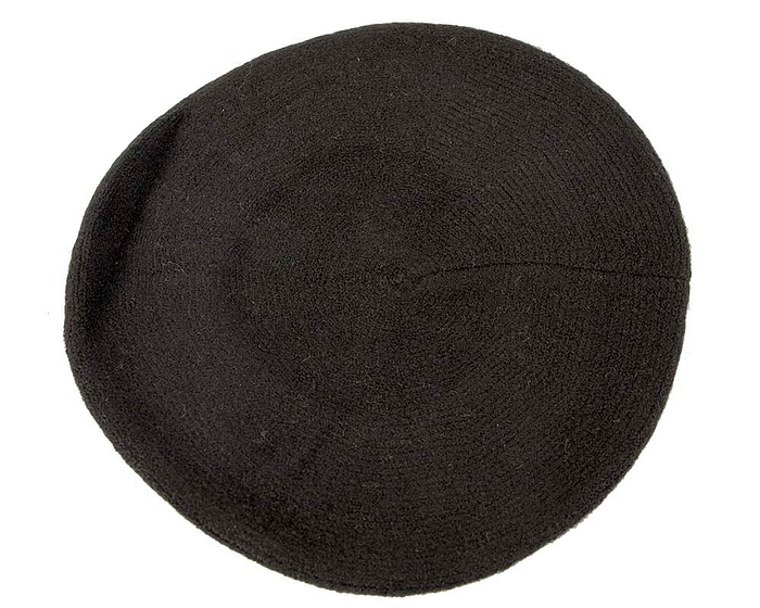 European made woven black beret - Hats From OZ