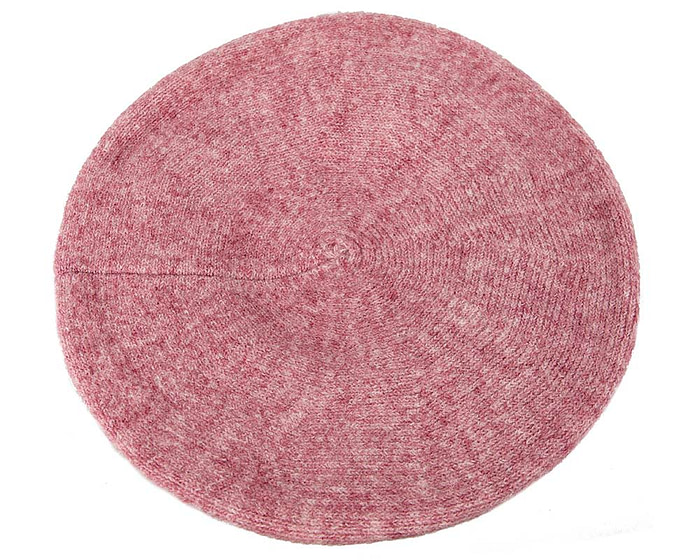 European made woven dusty pink beret - Hats From OZ