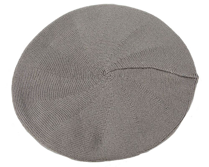 Warm woven grey beret by Max Alexander - Hats From OZ