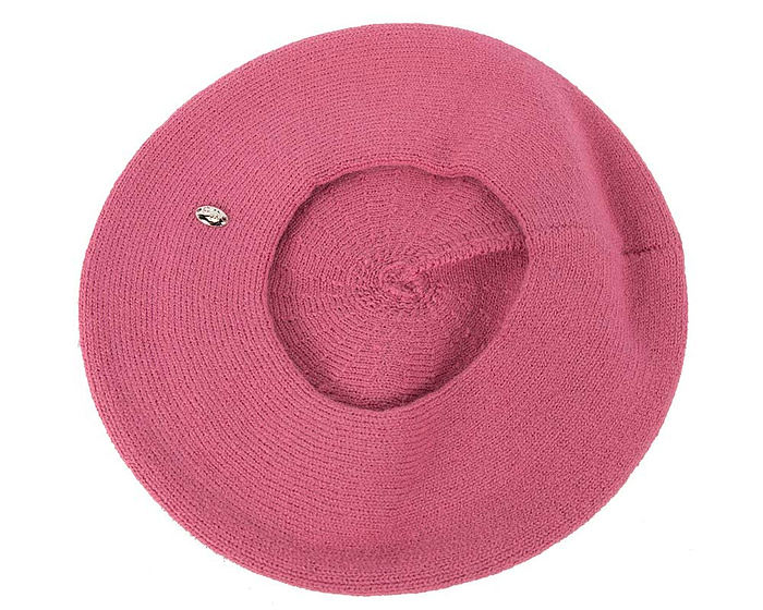 Classic woven fuchsia beret by Max Alexander - Hats From OZ