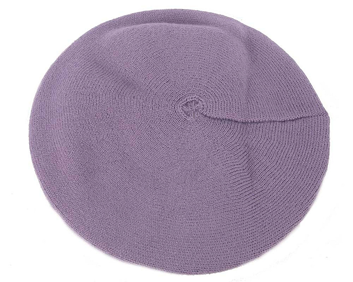 Classic woven purple beret by Max Alexander - Hats From OZ