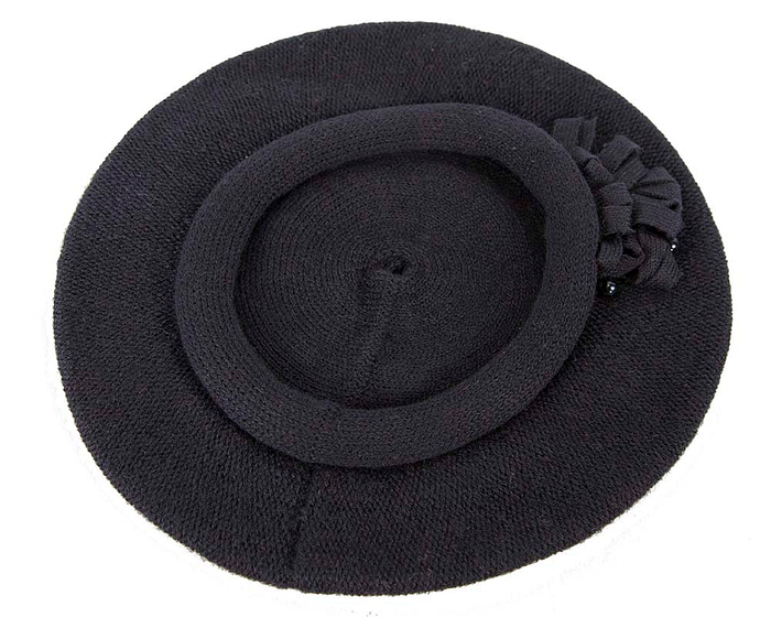 Woolen woven navy beret by Max Alexander - Hats From OZ