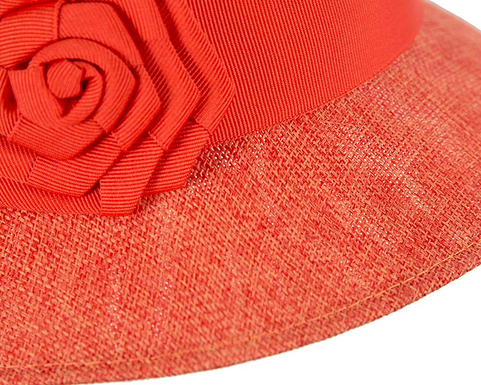 Orange cloche hat by Max Alexander - Hats From OZ