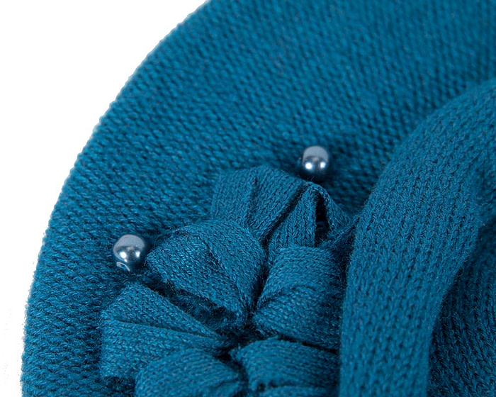 Woolen woven blue beret by Max Alexander - Hats From OZ