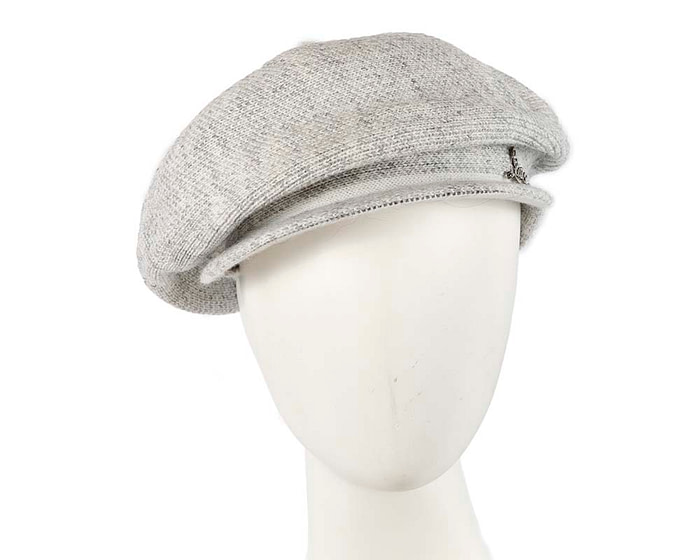 Classic wool woven light grey cap by Max Alexander - Hats From OZ