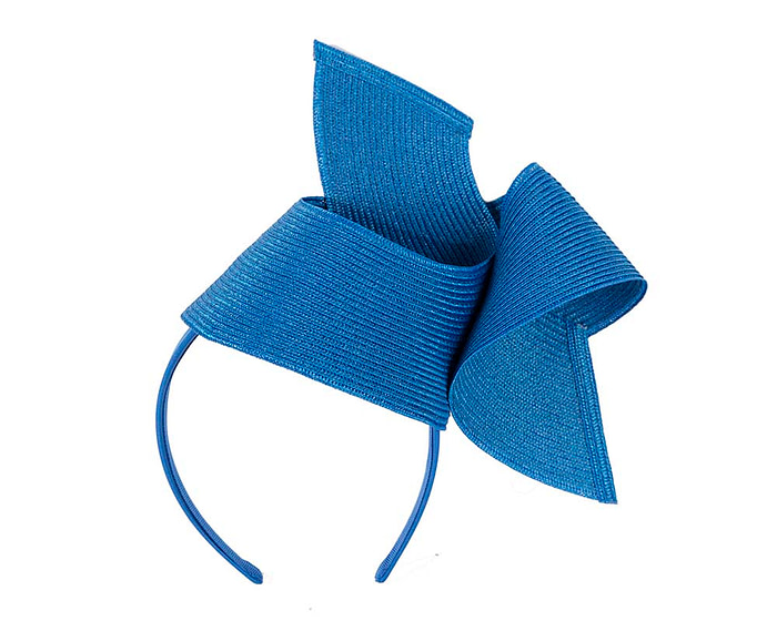 Modern royal blue fascinator by Max Alexander - Hats From OZ