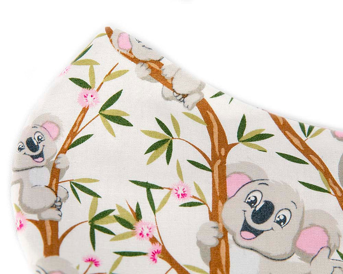 Comfortable re-usable cotton face mask Koala print - Hats From OZ