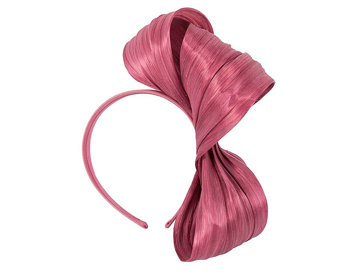 Exclusive wild rose silk abaca bow by Fillies Collection - Hats From OZ