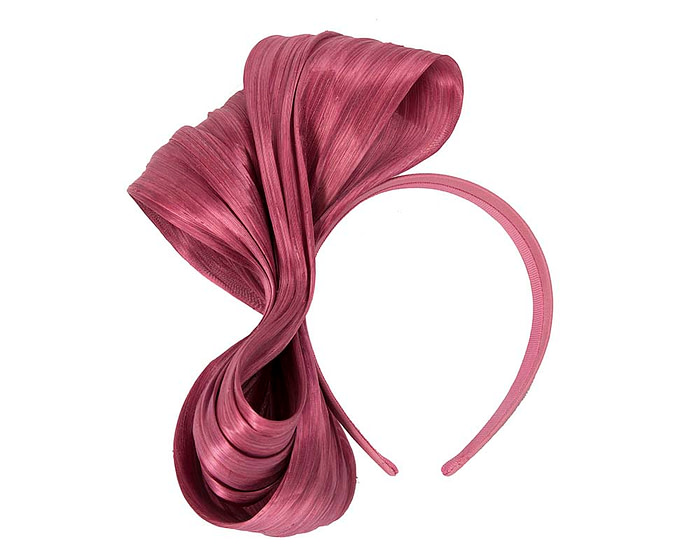 Exclusive wild rose silk abaca bow by Fillies Collection - Hats From OZ