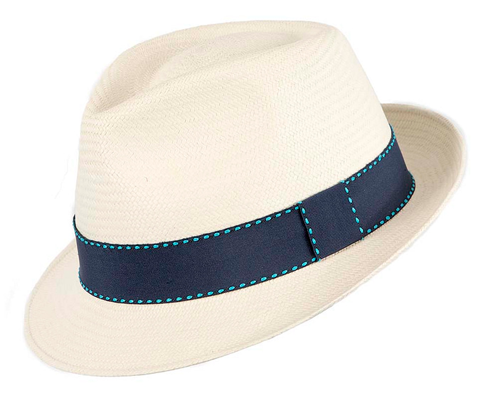 Ecuadorian Panama Cuenca Hat Trilby Fedora Short Brim - Hats From OZ