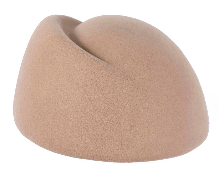 Designers beige felt ladies winter hat - Hats From OZ