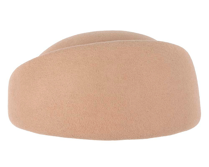 Designers beige felt ladies winter hat - Hats From OZ