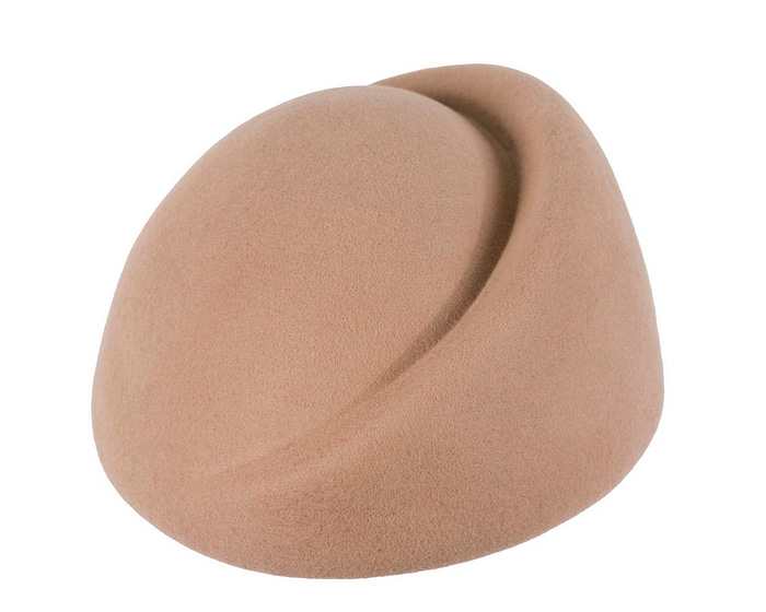 Designers beige felt ladies winter hat - Hats From OZ