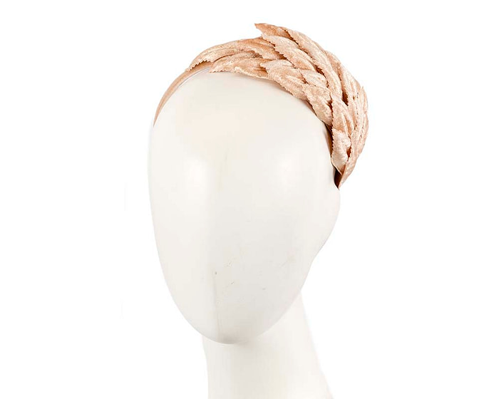 Petite nude fascinator headband by Max Alexander - Hats From OZ