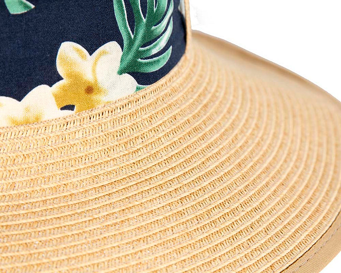 Straw wide brimmed ladies summer beach hat - Hats From OZ