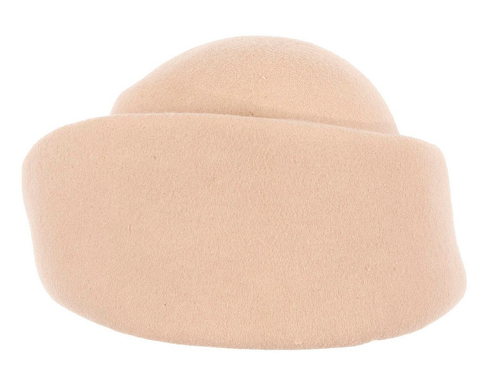 Unique nude ladies winter felt fashion hat - Hats From OZ