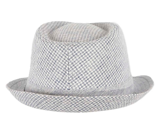 Blue Short Brim Fedora Hat - Hats From OZ