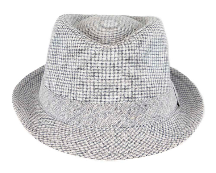 Blue Short Brim Fedora Hat - Hats From OZ