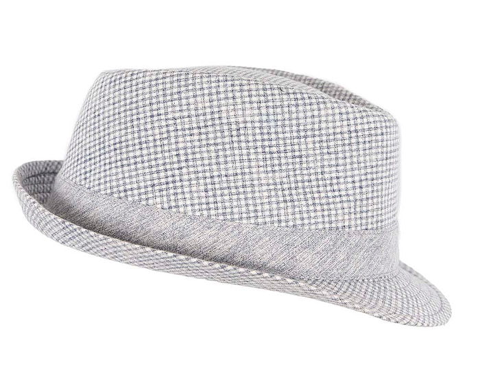 Blue Short Brim Fedora Hat - Hats From OZ