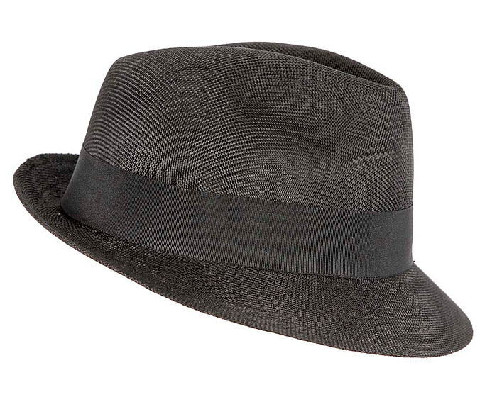 Black Fedora Homburg Hat - Hats From OZ