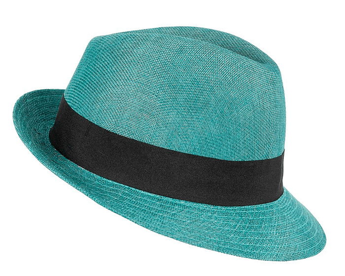 Blue Fedora Homburg Hat - Hats From OZ