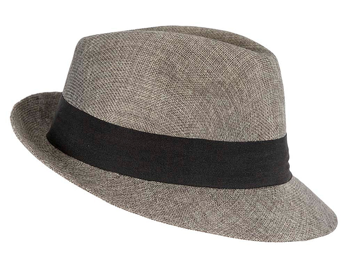 Grey Fedora Homburg Hat - Hats From OZ