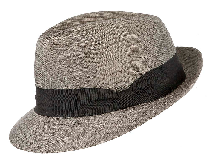 Grey Fedora Homburg Hat - Hats From OZ