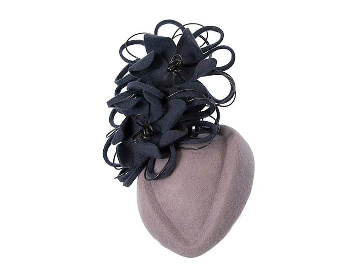 Bespoke winter pillbox fascinator by Fillies Collection - Hats From OZ