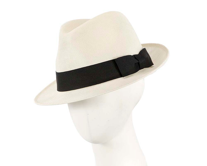 Cream mens summer fedora hat - Hats From OZ