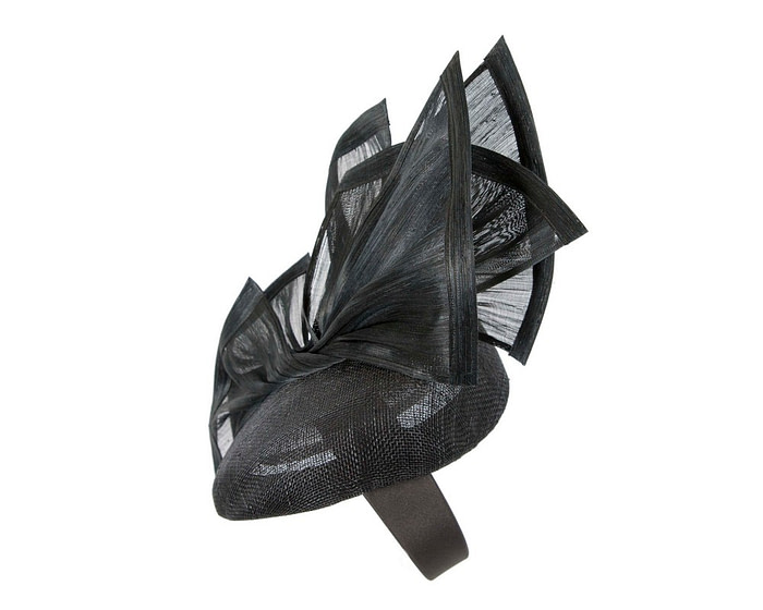 Bespoke black racing fascinator by Fillies Collection S254 - Hats From OZ