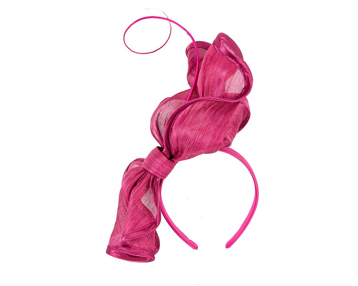 Fuchsia racing fascinator by Fillies Collection S261 - Hats From OZ