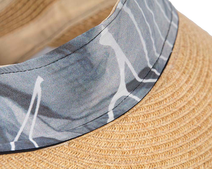 Straw visor sun hat - Hats From OZ