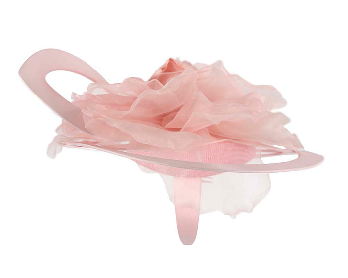 Bespoke large pink racing fascinator by Fillies Collection - Hats From OZ