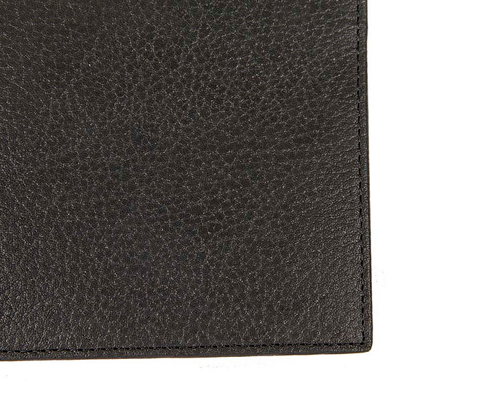 Black Kangaroo Leather Mens Wallet - Hats From OZ