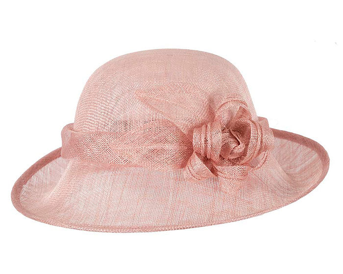 Dusty Pink cloche hat by Max Alexander - Hats From OZ