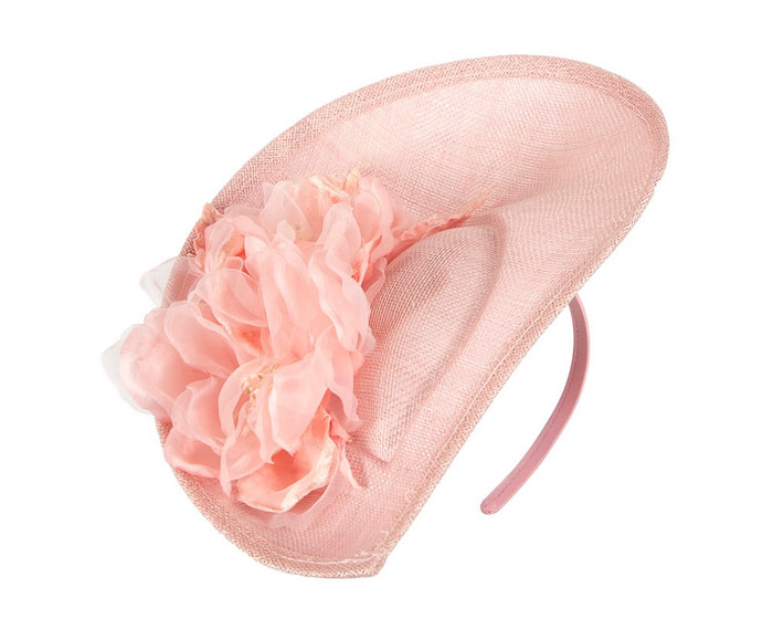 Large pink flower fascinator by Max Alexander - Hats From OZ